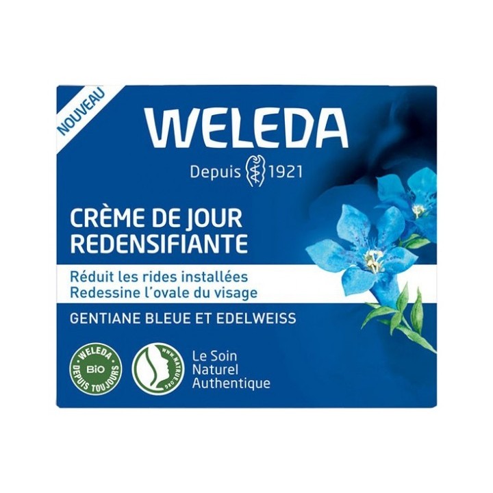 Crème de jour redensifiante Gentiane Bleue et Edelweiss Bio Weleda - 40ml