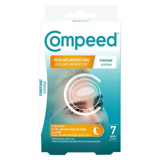 Patchs anti-imperfections purifiants hydrocolloides  Compeed -7 patchs