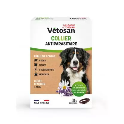 Vetosan Collier répulsif pour chien - 68cm