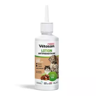 Lotion antiparasitaire chien et chat Vetosan Clément Thékan - 150ml