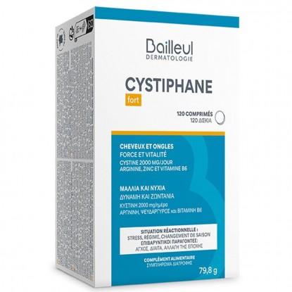 Cystiphane Fort Cheveux et ongles Bailleul-Biorga - 120 comprimés