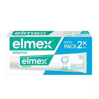 Dentifrice dents sensibles Sensitive Elmex - 2x75ml