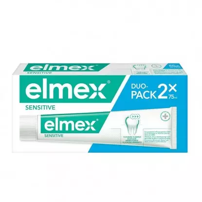 Dentifrice dents sensibles Sensitive Elmex - 2x75ml