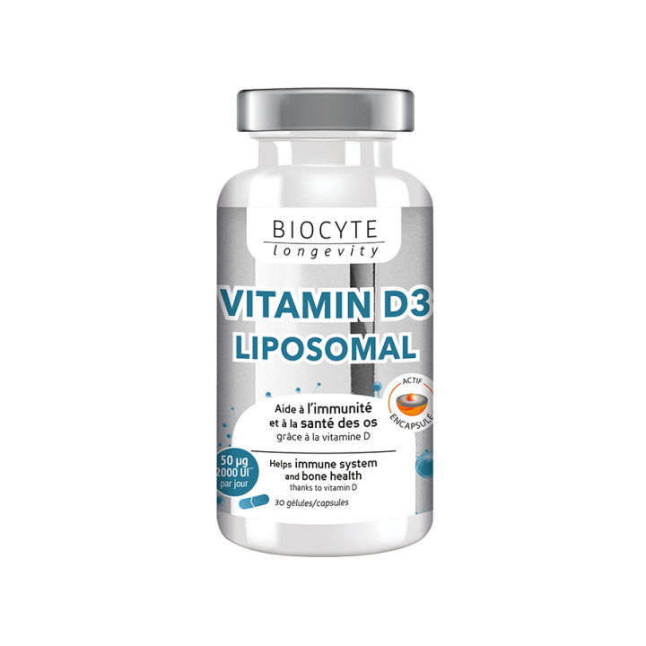 Biocyte Longevity Vitamine D3 Liposomal - 90 gélules