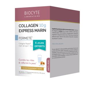 Biocyte Collagen express pour une peau lissée - 30 sticks