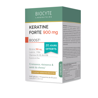 Biocyte Keratine Forte Full spectrum - 120 Gélules
