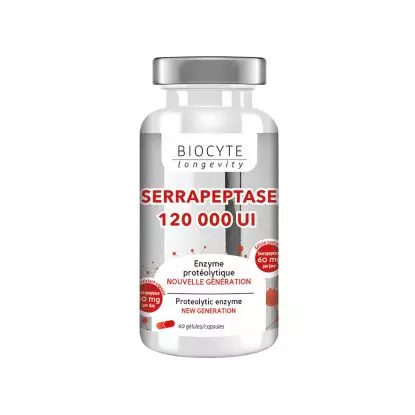 Biocyte Serrapeptase - 60 gélules