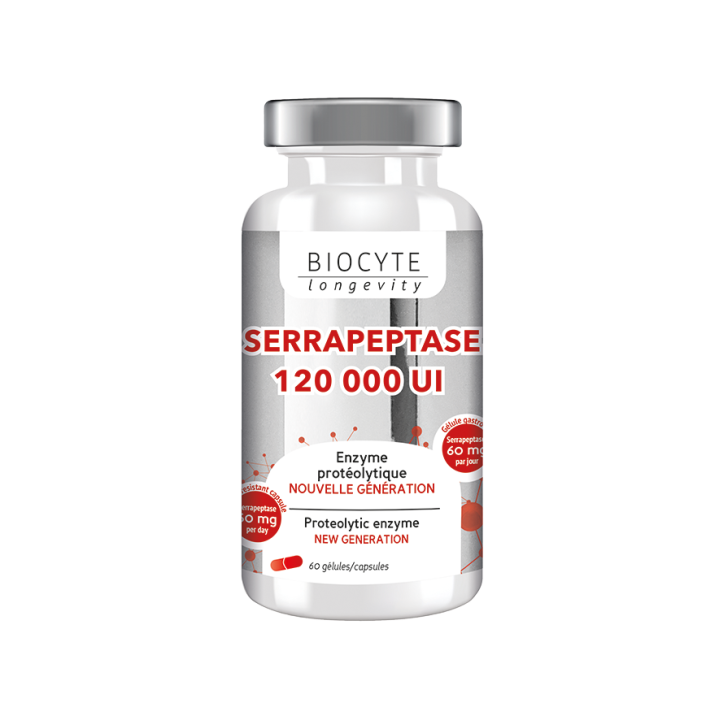 Biocyte Serrapeptase - 60 gélules