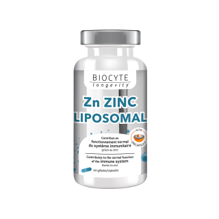Biocyte Zn zinc Liposomé - 60 gélules