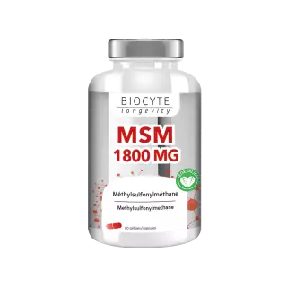 Biocyte Longevity MSM 1800 mg - 90 gélules