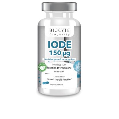 Biocyte Longevity Iode 150 µg - 90 gélules
