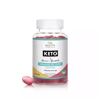 Gummies Vinaigre de Cidre Kéto Biocyte - Digestion - 60 gummies