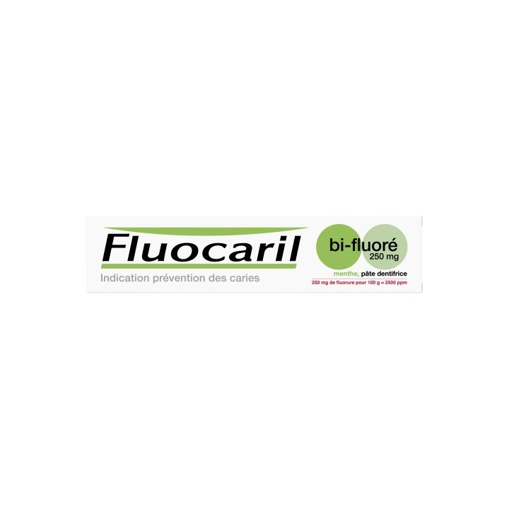 Pâte dentifrice Bi-Fluoré 250mg menthe Fluocaril Procter & Gamble - 125ml