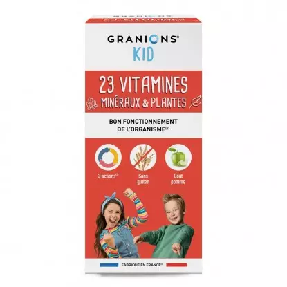 Sirop aux plantes goût tutti frutti Kid Granions - Immunité - 200ml