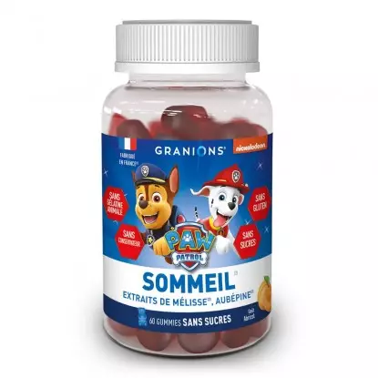 Gommes sommeil Abricot Pat' Patrouille Granions - 60 gommes