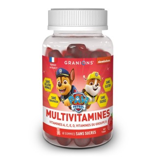 Gommes multivitamines Fraise Pat' Patrouille Granions - 60 gommes