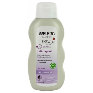 Weleda bebe derma mauve blanche lait corporel 200 ml