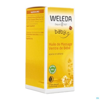 Weleda huile de massage ventre de bebe 50 ml