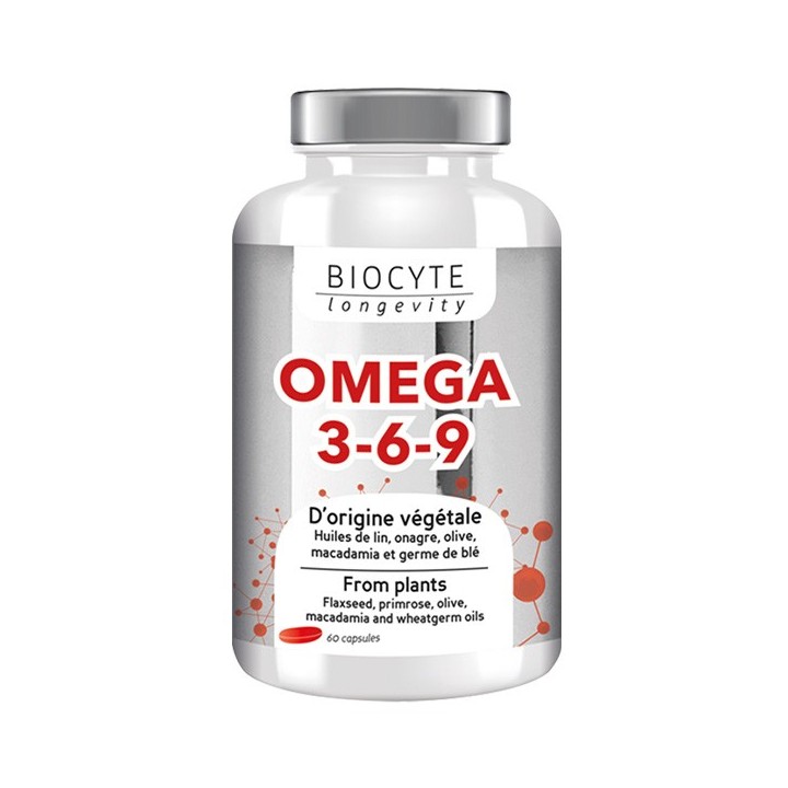 Biocyte oméga 3-6-9 - 60 capsules