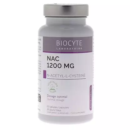 Biocyte Longevity NAC 1200 mg - 60 gélules