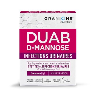 Duab D-Mannose Granions - Infections urinaires - 7 sachets