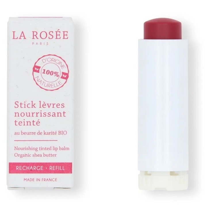 Recharge stick lèvres nourrissant teinté framboise La Rosée - 4,5g