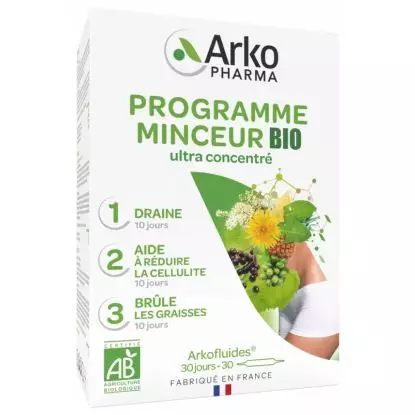 Arkofluides Programme minceur Bio - 30 ampoules-offre spéciale