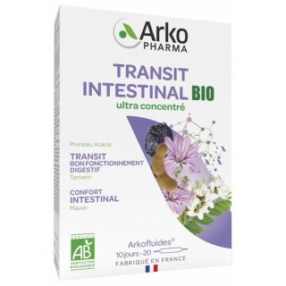 Arkofluides Transit intestinal Bio - 20 ampoules