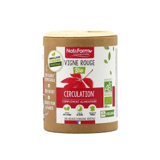 Nat&Form Vigne Rouge Bio 200 gélules