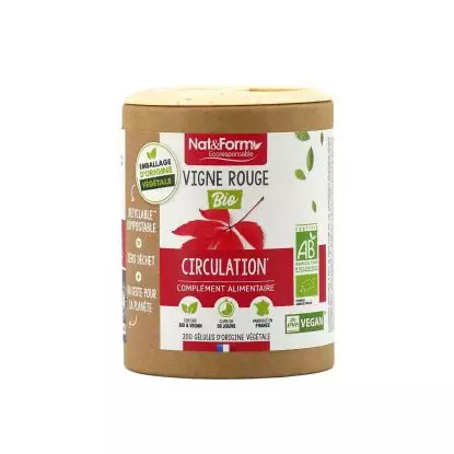 Nat&Form Vigne Rouge Bio 200 gélules