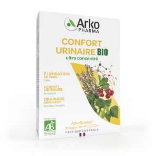 Arkofluides Confort urinaire Bio - 20 ampoules