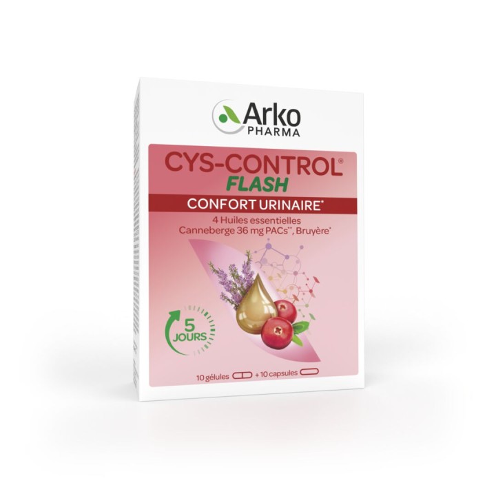 Cys-Control Flash 20 gélules
