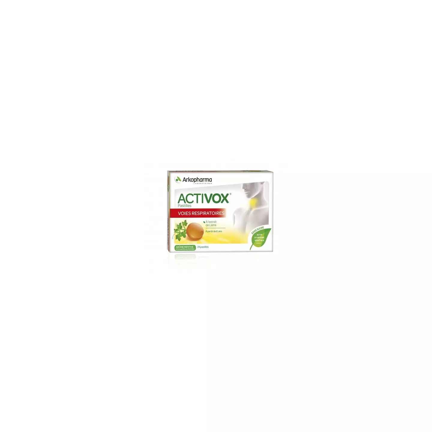 Activox Menthe eucalyptus Arkopharma - Maux de gorge - 24 pastilles