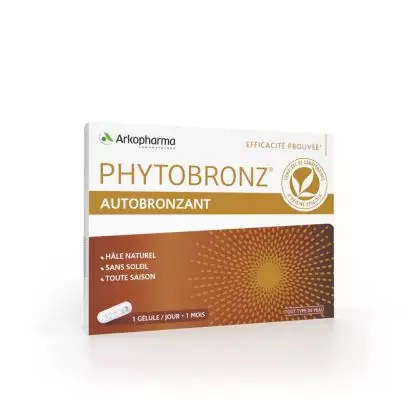 Arkopharma Phytobronz Autobronzant 30 Gélules