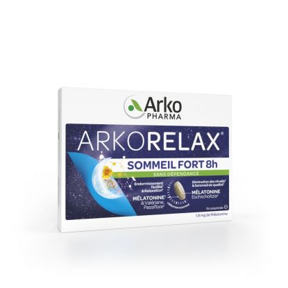 Arkopharma Arkorelax sommeil fort 8 heures - 15 comprimés