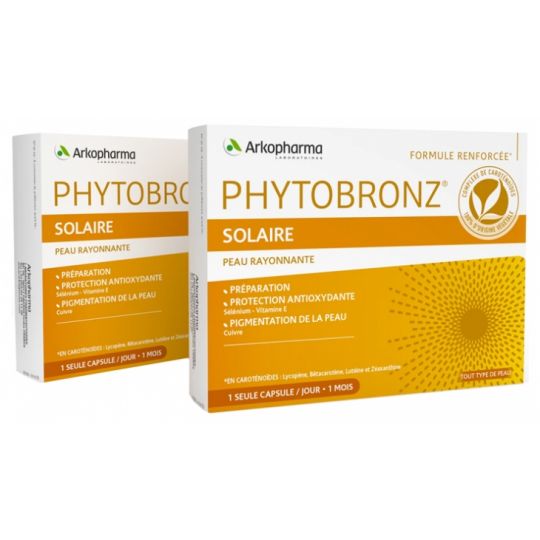 Arkopharma Phytobronz Préparation Solaire 30 capsules duo 