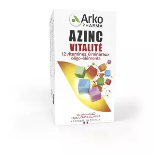 Azinc Forme et Vitalité 120 Gélules