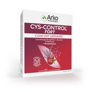 Cys-Control Fort confort urinaire - 10 sachets + 5 sticks