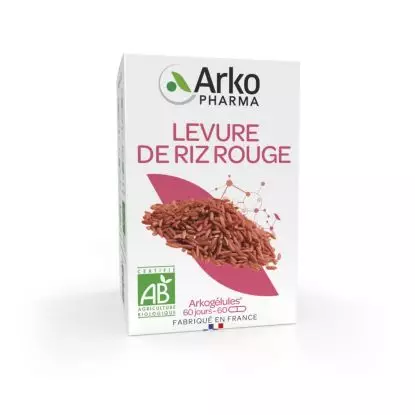 Arkogélules Levure de Riz Rouge Bio - 60 gélules