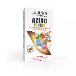 Azinc Vitalité Junior Cola 30 comprimés à croquer