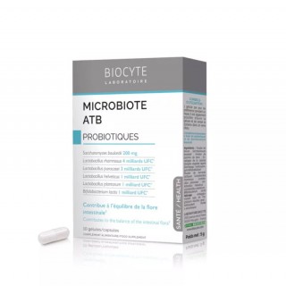 Microbiote ATB de Biocyte - Flore intestinale - 10 gélules