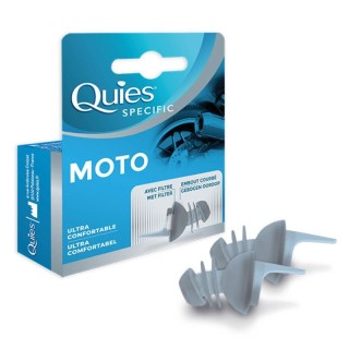 Protection auditive moto Quies Specific - 1 paire réutilisable