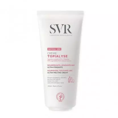 Crème nourrissante apaisante 48H Topialyse SVR - Peaux sensibles - 200ml