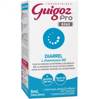 Diarrel Guigoz Pro Bébé - Gastro-entérite aiguë - 5ml
