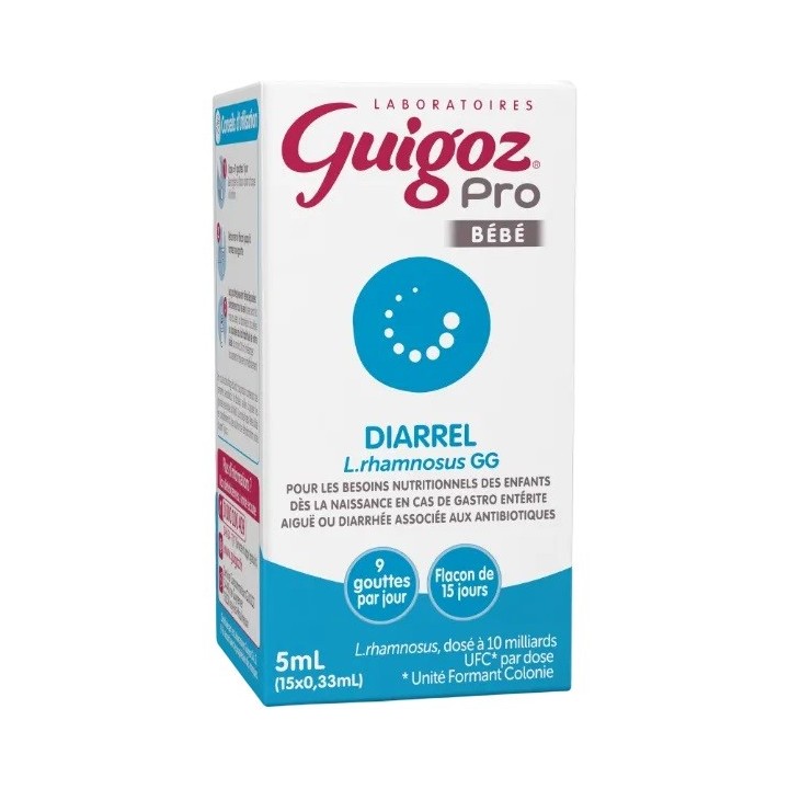 Diarrel Guigoz Pro Bébé - Gastro-entérite aiguë - 5ml