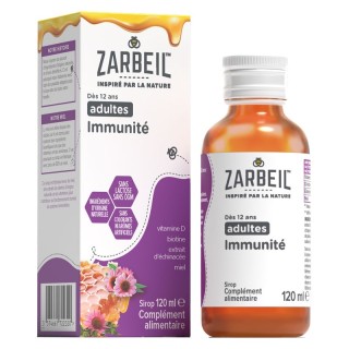 Sirop immunité adultes Zarbeil - Dès 12 ans - 120ml