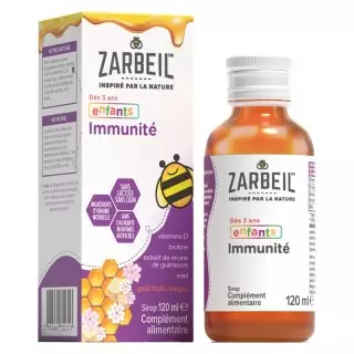 Sirop immunité enfants Zarbeil - Dès 3 ans - 120ml
