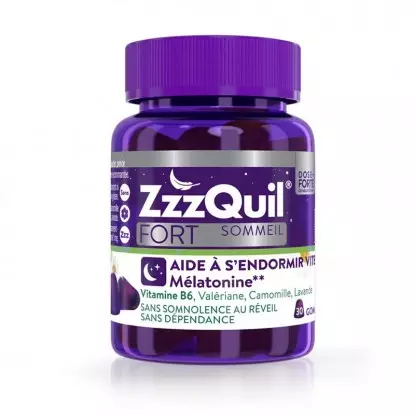 ZzzQuil Sommeil Fruits des bois de Merck - Endormissement - 30 gommes