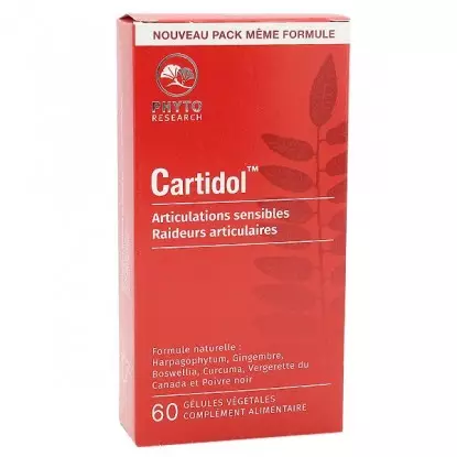 Cartidol Phytoresearch - Confort articulaire - 60 gélules