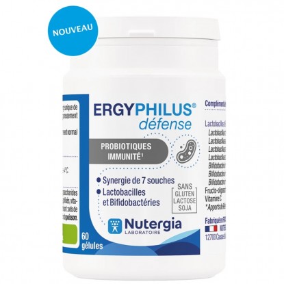 Ergyphilus® Défense Nutergia - Immunité - 60 gélules